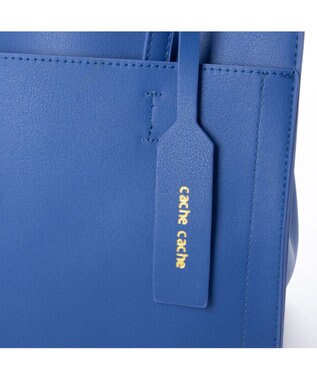 UNBILLION カシュカシュ cachecache / パーテーションミニ2wayトートバッグ ブルー