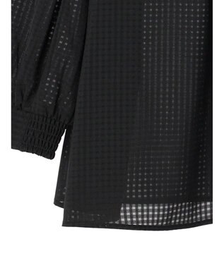 earth music&ecology Ｃｈｅｃｋドビーブラウス Black