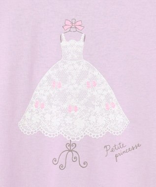 ANY KIDS 【WEB限定】7daysプリントTシャツ ラベンダー×ドレス