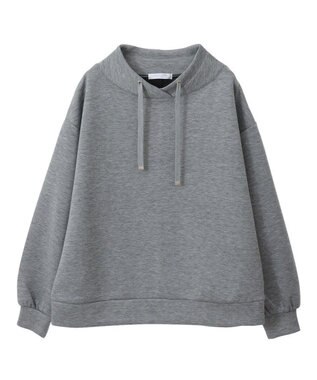 Green Parks ダンボール抜け衿プルオーバー Gray Mixture