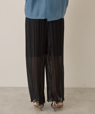 AMERICAN HOLIC ラメプリーツパンツ Black