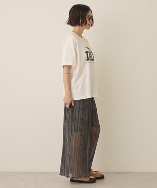 AMERICAN HOLIC ラメプリーツパンツ Charcoal Gray