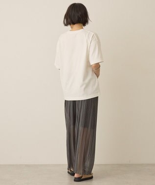 AMERICAN HOLIC ラメプリーツパンツ Charcoal Gray