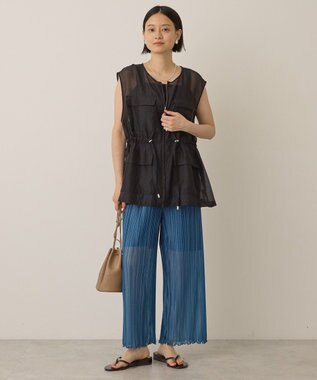 AMERICAN HOLIC ラメプリーツパンツ Blue