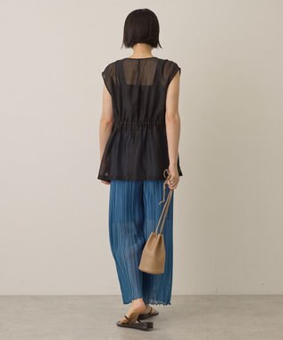 AMERICAN HOLIC ラメプリーツパンツ Blue