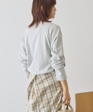 AMERICAN HOLIC クルーネックスクエアヘムプルオーバー Light Gray Mixture