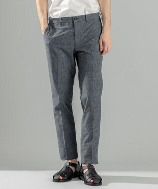 JOSEPH HOMME 新柄【洗える/ストレッチ/シワになりにくい/セットアップ対応可】クールドッツストレッチ テーパードパンツ / CITY ライトグレー系