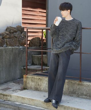 WEGO ルーズフィットプルオーバー ブラックその他