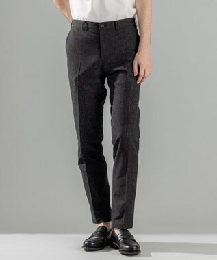 新柄【洗える/ストレッチ/シワになりにくい/セットアップ対応可】クールドッツストレッチ テーパードパンツ / CITY