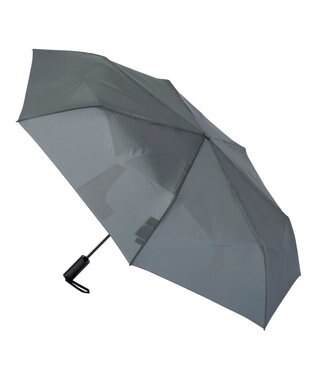 MOONBAT 【3秒でたためる傘/耐風/自動開閉】urawaza 無双(ウラワザ ムソウ)  折りたたみ傘 無地  58cm ダークグレー