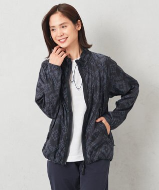 JOSEPH ABBOUD MOUNTAIN 【UNISEX】ポケッタブル ネイティブモチーフリップブルゾン ネイビー系7