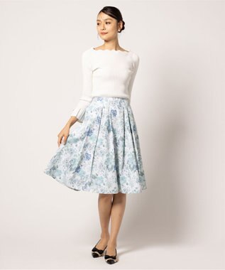 TOCCA 【洗える】ZIGZAG KNIT プルオーバー オフ系