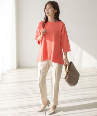 ANY SIS 【撥水・接触冷感・UVカット】コンフォートイージー テーパードパンツ アイボリー