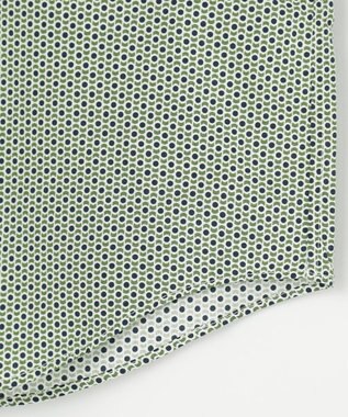 JOSEPH ABBOUD 【キングサイズ・オーガニックコットン使用】コットンプリント シャツ オリーブ系5