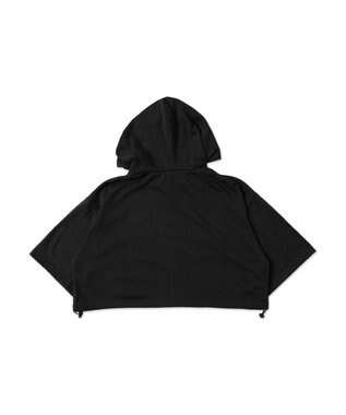 WEGO スターロゴ半袖ジップパーカー ダークグレー