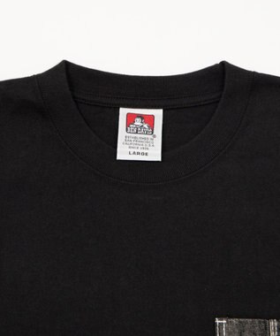 WEGO 【ユニセックス着用ITEM/MLサイズ展開】BENDAVISデニムポケットT（SS） ブラック