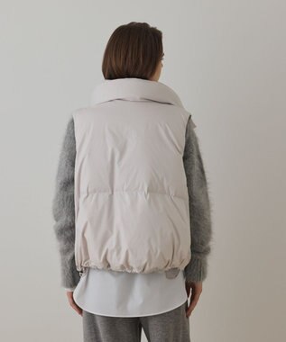 GRACE CONTINENTAL スタンドカラーダウンベスト キナリ