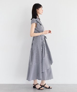 YECCA VECCA フラワーレースカシュクールワンピース Check