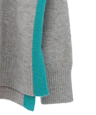 AMERICAN HOLIC 配色ニットポコポコプルオーバー Gray Mixture