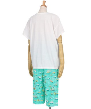 tsumori chisato SLEEP ツモリチサト パジャマ 綿100%(トップス・ボトム) 4分袖 7分丈 レディース UDT110 /ワコール メロン