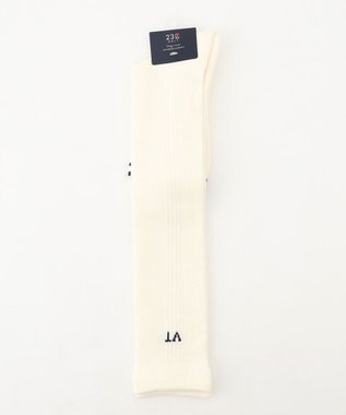 23区GOLF 【MEN】ロゴ ハイソックス ホワイト系