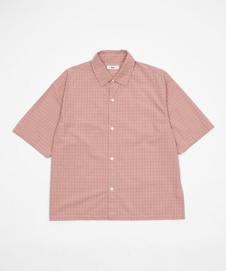 WEGO 【ユニセックス着用ITEM/MLサイズ展開】ミニチェックシャツ（SS） ピンク
