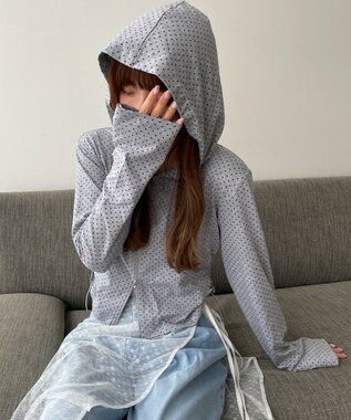 WEGO 柄Wジップパーカー