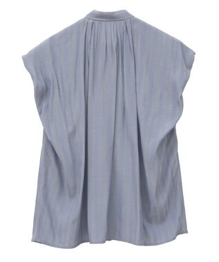 Green Parks ・ＥＬＥＮＣＡＲＥ　ＤＵＥ　ボウタイフレンチブラウス Blue