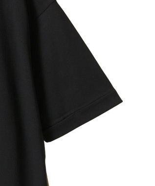 Green Parks ナイロンドッキングロゴワンピース Black