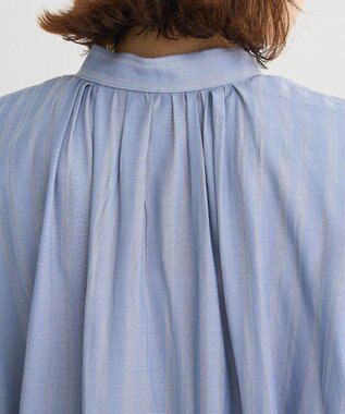 Green Parks ・ＥＬＥＮＣＡＲＥ　ＤＵＥ　ボウタイフレンチブラウス Blue