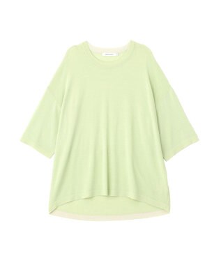 AMERICAN HOLIC 配色コクーンシルエットニット Light Green