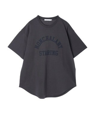 AMERICAN HOLIC ＮＯＮＣＨＡＬＡＮＴ　ＳＴＡＲＩＮＧ　カットチュニック2 Charcoal Gray