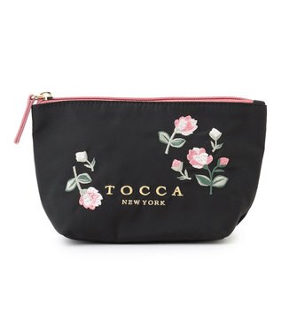 TOCCA 【一部カラー撥水】BOUQUET DE REVE POUCH ポーチ ブラック系