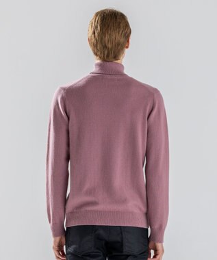 JOSEPH HOMME ピュアカシミヤ　タートルネックニット ピンク系