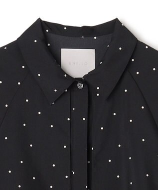 UNFILO L フライヨーク ワンピース ブラックドット
