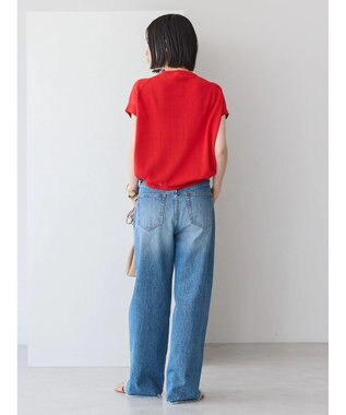 AMERICAN HOLIC フレンチスリーブニットプルオーバー Red