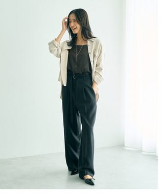 YECCA VECCA ピーチ起毛シャツ Mint Green