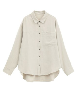 YECCA VECCA ピーチ起毛シャツ Mint Green