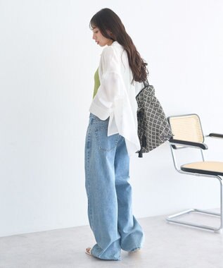 earth music&ecology Ｗポケットシャツ Off White