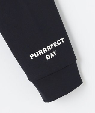 PW CIRCULUS 【MEN】【ストレッチ/軽量】バックロゴ 長袖 モックネック シャツ ネイビー系