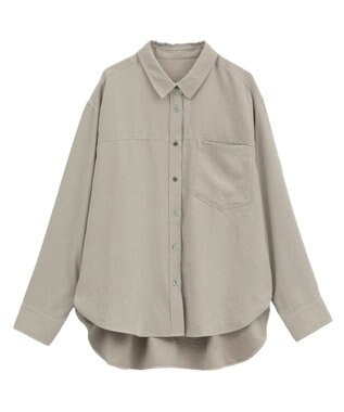 YECCA VECCA ピーチ起毛シャツ Mint Green