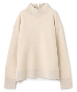 UNFILO 【WEB＆一部店舗限定】へアリースウェット ハイネックニット エクリュ