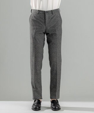 JOSEPH HOMME 新柄【洗える/ストレッチ/シワになりにくい/セットアップ対応可】クールドッツストレッチ テーパードパンツ / CITY グレー系3