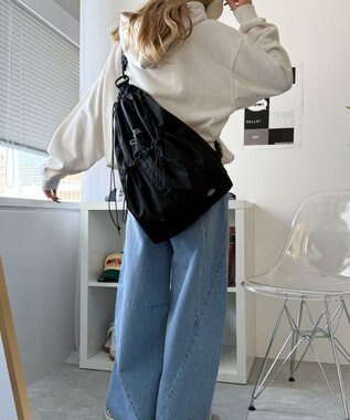 WEGO 【ユニセックス着用ITEM】別注Dickies2wayナップサック ブラック