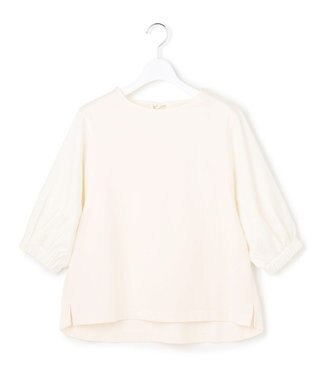 J.PRESS YORK STREET 【WOMEN】ファブリックスリーブ プルオーバー