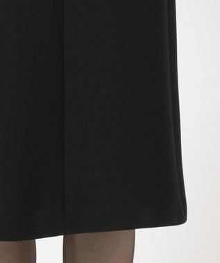 自由区 FORMAL 【洗える/縦横ストレッチ】セオプラスエス横二重ジャケット＋ワンピース ブラック系