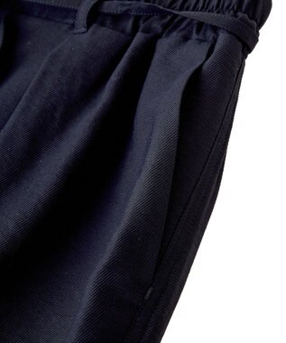 Green Parks 共ベルト付きツイルカラーパンツ Dark Navy