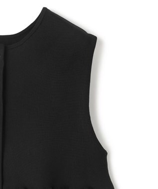 UNFILO 【VERY×UNFILOコラボ】2WAY ペプラムジレ ブラック