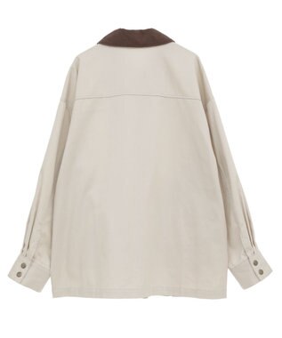 earth music&ecology ハンティングジャケット Ivory