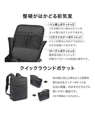ACE BAGS & LUGGAGE ace. ガジェタブルR 10th ビジネスリュック  A4サイズ 14インチPC収納 68961 エース ブラック